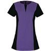 Premier Peony beauty and spa panelled tunic Purple/ Black